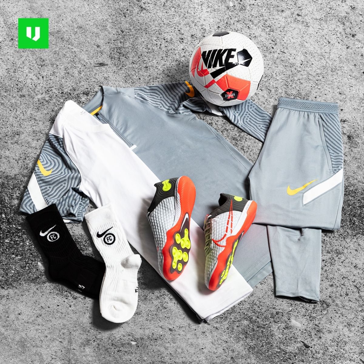 Sports training gear and academy kit