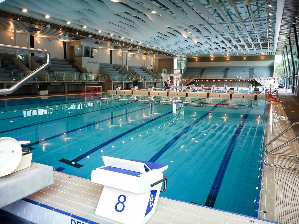 Swimming training pool